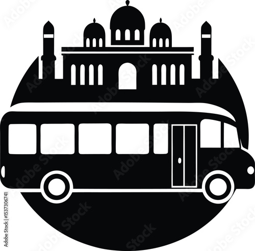 london bus silhouette