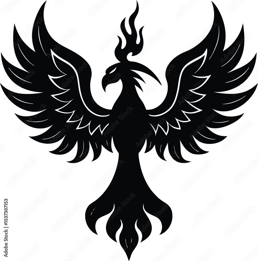 Naklejka premium eagle with wings