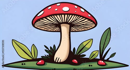 Mushroom icon, Mushroom vector, Mushroom illustration, Forest mushroom, Wild mushroom, Edible mushroom, Cartoon mushroom, Realistic mushroom, Mushroom clipart, Toadstool icon, Red mushroom, White mush