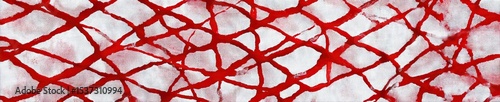 red electrical lattice melting