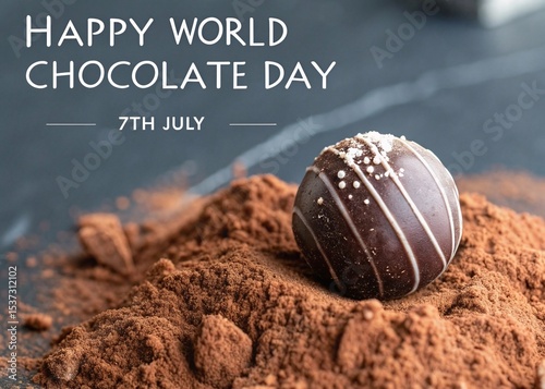 Happy World Chocolate Day: Gourmet Truffle & Cocoa Celebration July 7 th