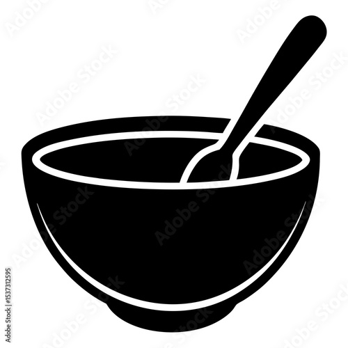 soup-bowl-with-spoon-icon-on-white-background--