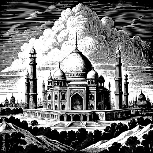 taj mahal in agra india