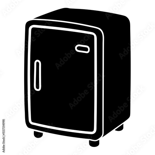 mini-fridge-icon-on-white-background-