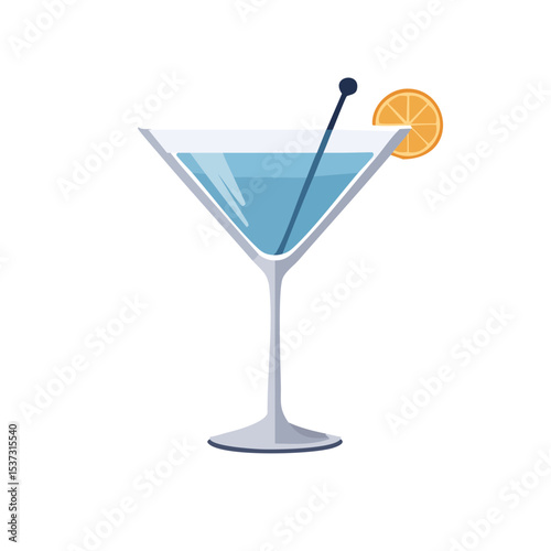A refreshing cocktail is a classic summer refreshment, beautifully presented