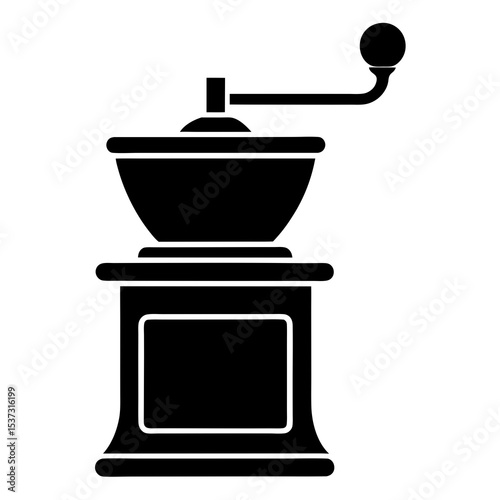coffee grinder isolated on white