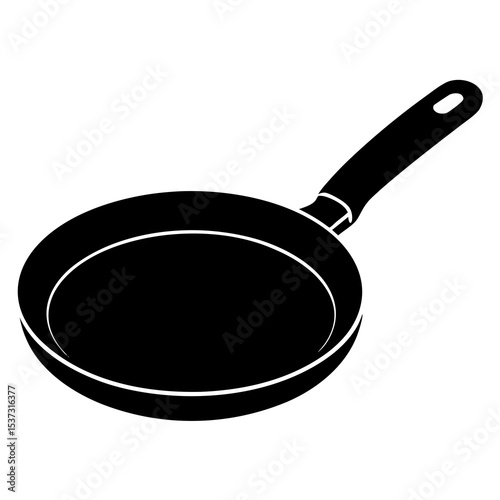 frying pan isolated on white background