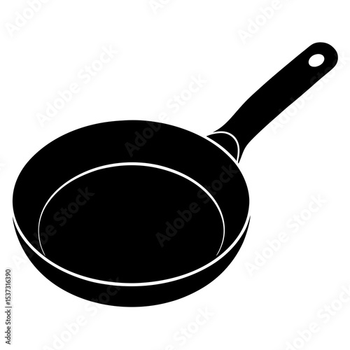 frying pan isolated on white