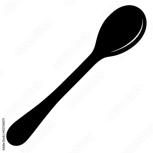 wooden spoon isolated on white background