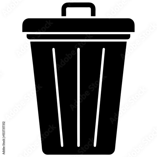 vector trash can icon