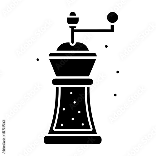 coffee grinder with coffee beans