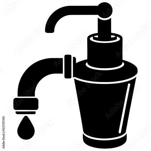 vector illustration of a tap