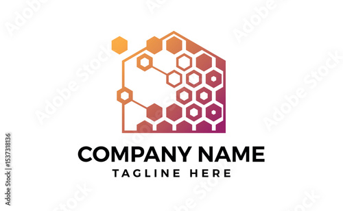 Honeycombe Silhouettes logo design and art.