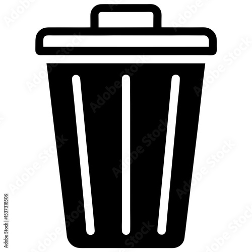 vector trash can icon