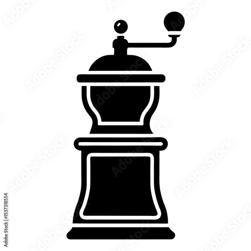 coffee grinder isolated on white