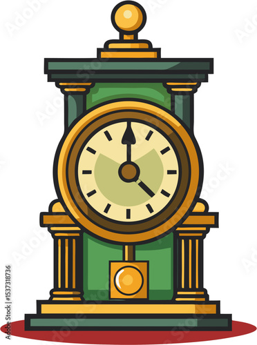 old clock on a wall