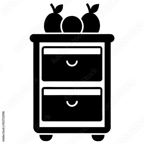 set of black and white furniture