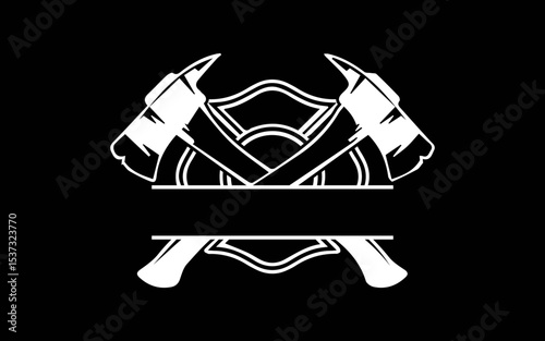 Fire Department Logo t-shirt quotes svg design