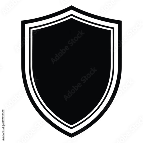 silhouette shield on white background Free Download silhouette shield on white background - GFXLoad