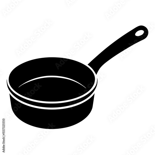 frying pan isolated on white