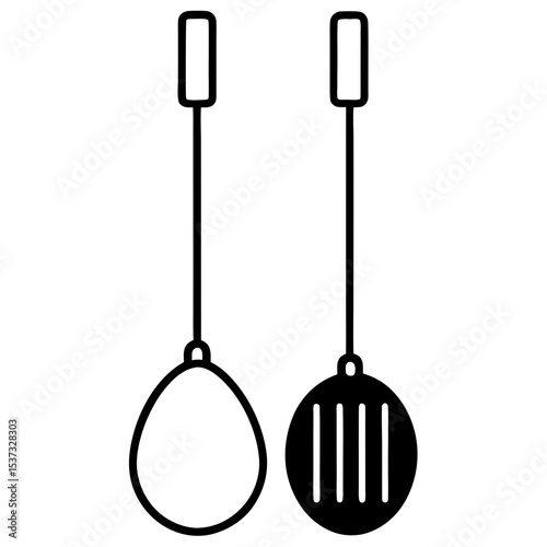 hanging-utensils-icon-on-white-background-