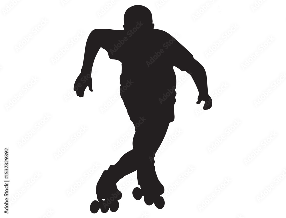 ROLLER SKATE SILHOUETTE ROLLER SKATE SILHOUETTE