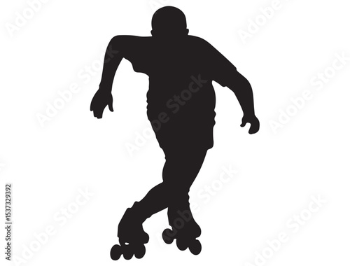 ROLLER SKATE SILHOUETTE