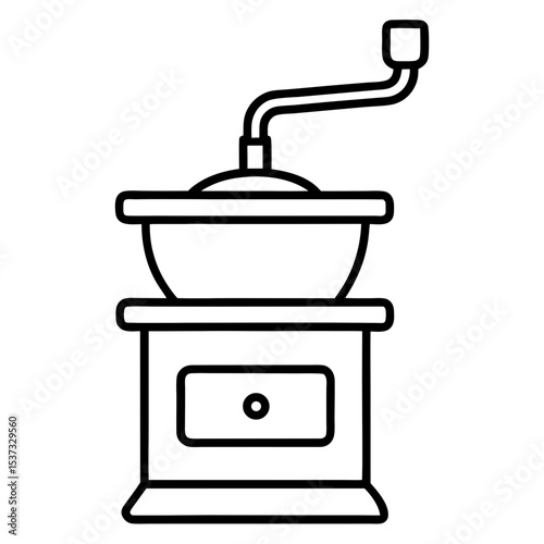 coffee grinder with coffee beans