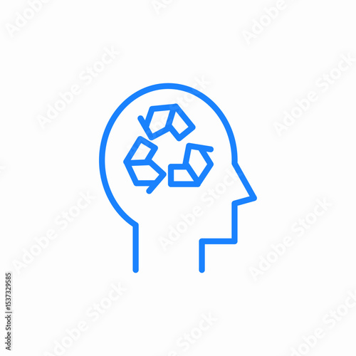 sustainability idea icon sign vector