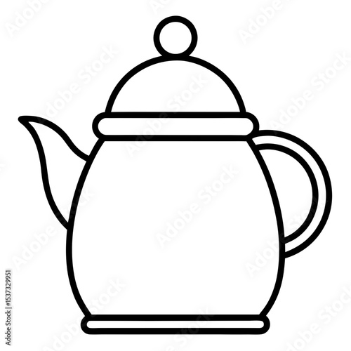 teapot isolated on white background