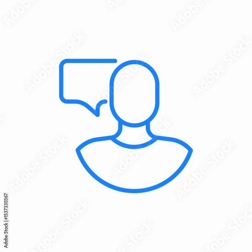 user message icon sign vector