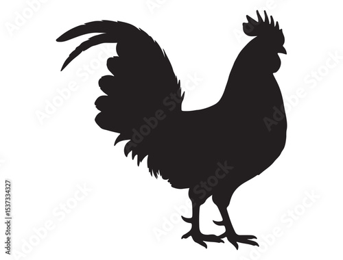 ROOSTER SILHOUETTE