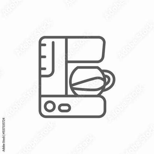 coffee machine icon sign vector
