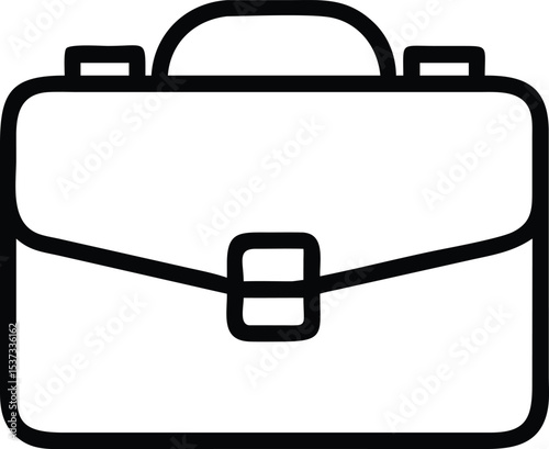 Briefcase Icon for Business and Professional Use
