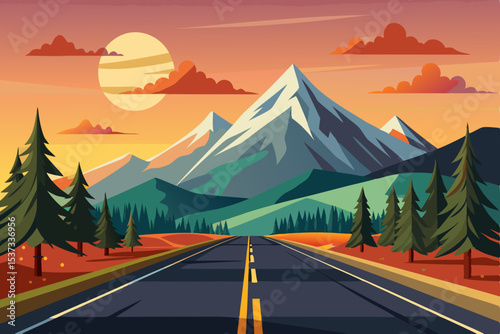 road in mountains