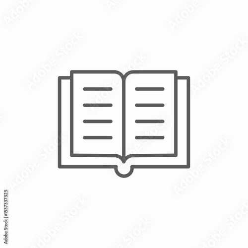 holy book icon sign vector