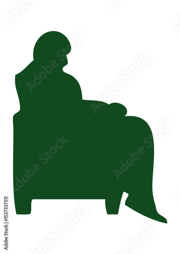 homme assis fauteuil canape 