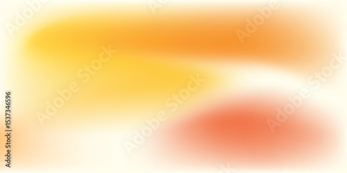 Soft background orange white gradient color. Minimalist fluid background.  vector eps 10