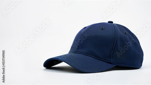 Wallpaper Mural Simple blue cap isolated white background, for product display. Useful for e-commerce, advertising, or design mockups needing a clean isolated object. Torontodigital.ca