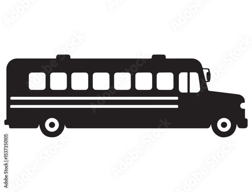 SCHOOL BUS SILHOUETTE