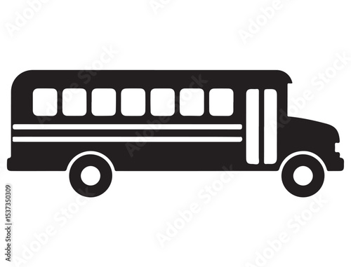 SCHOOL BUS SILHOUETTE