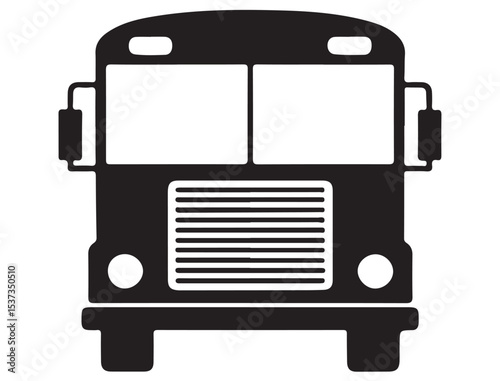 SCHOOL BUS SILHOUETTE