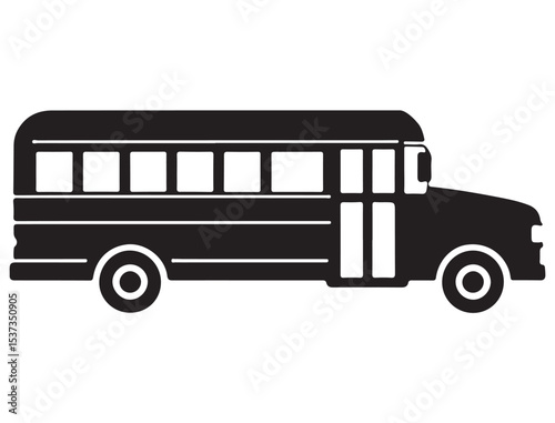 SCHOOL BUS SILHOUETTE