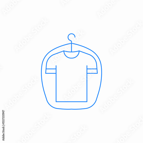 clean fresh tshirt icon sign vector