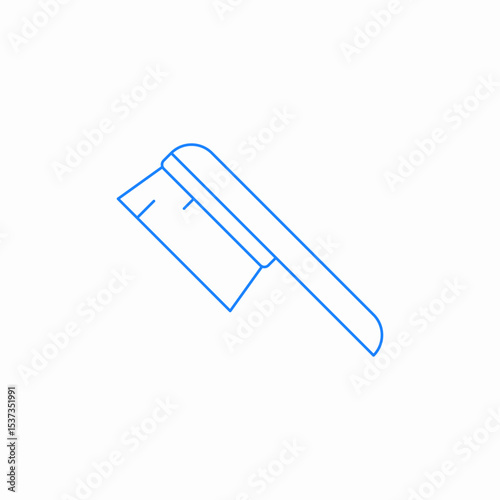 cloth brush icon sign vector