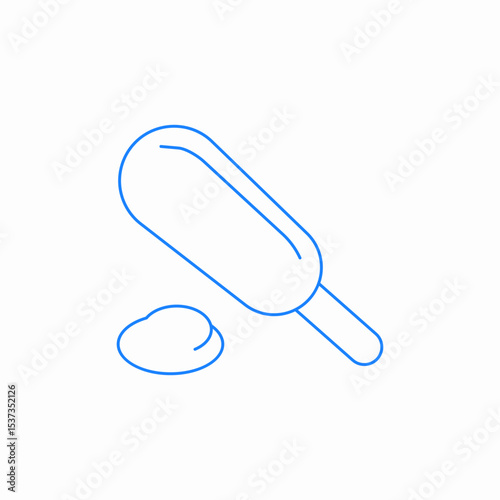 corndog sauce icon sign vector