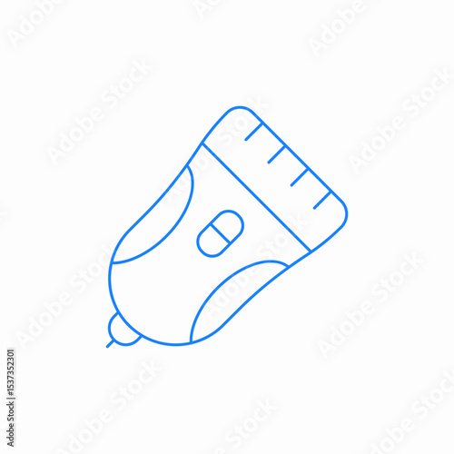 depilator hair removal icon sign vector