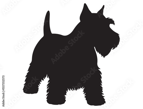 SCOTTISH TERRIER DOG SILHOUETTE