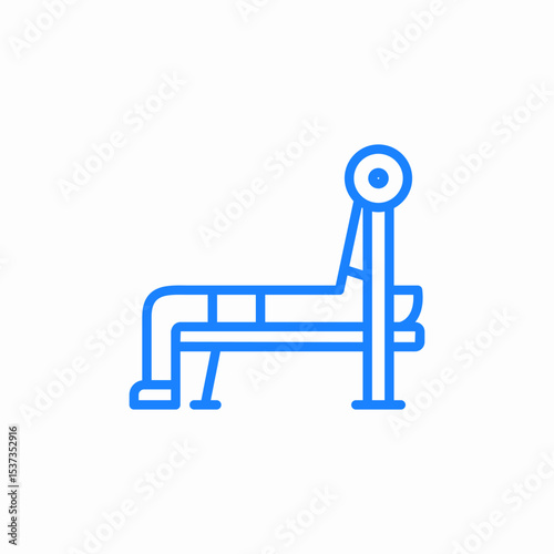 gym training icon sign vector