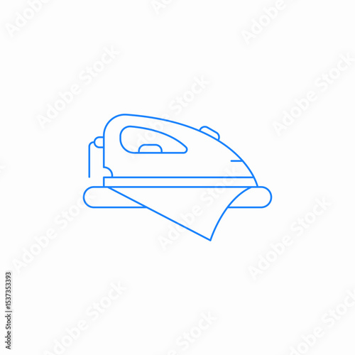 ironing table icon sign vector